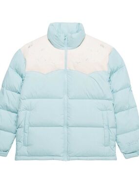 GOLF WANG El Paso Rhinestone Down Jacket - Blue - Size XXL (Brand New)